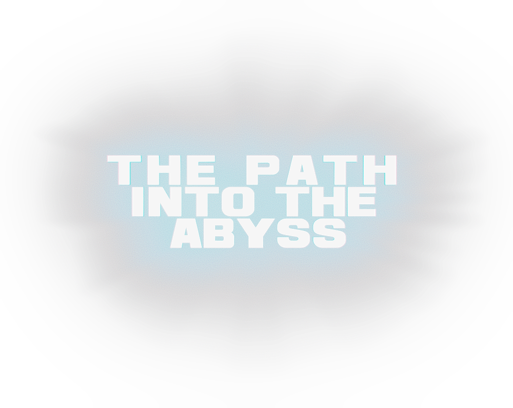 The Path Into The Abyss logo with its original blue glow
